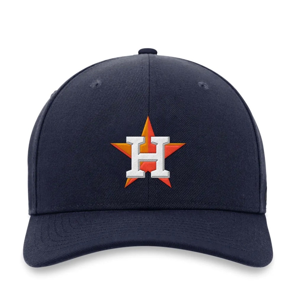 NEW Nike Houston Astros Performance Club Adjustable Hat Navy Dri-FIT Cap M/L MLB